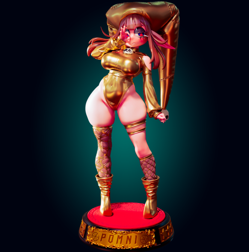 Clown circus girl