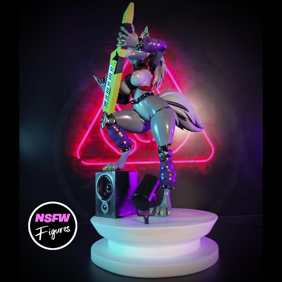 rocker Robotic wolf girl - NSFW FIGURES
