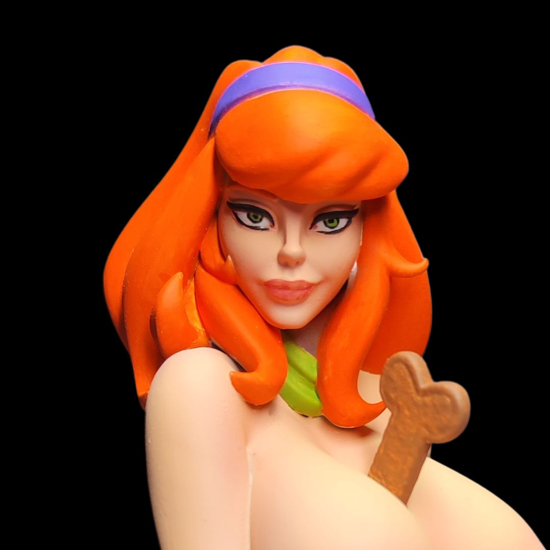 Busty ginger lady