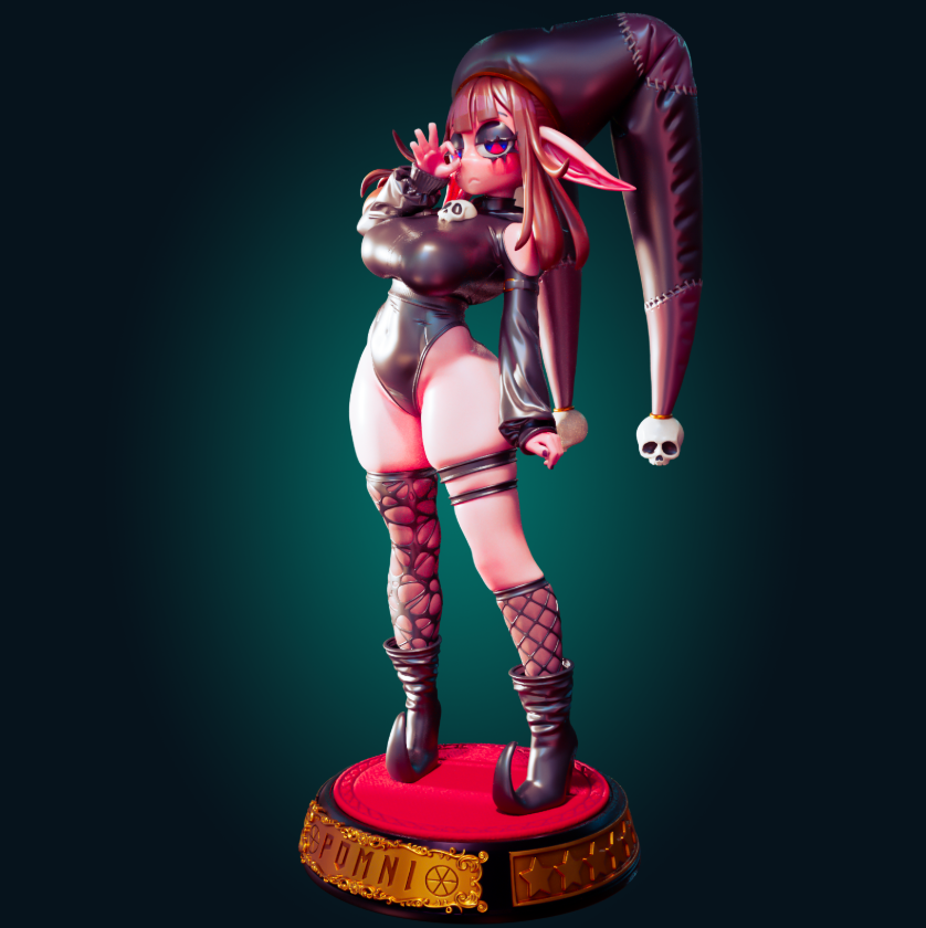 Clown circus girl