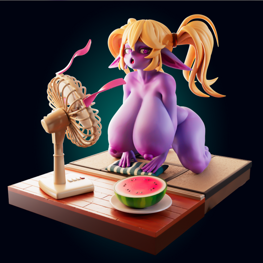 Summer goblin diorama
