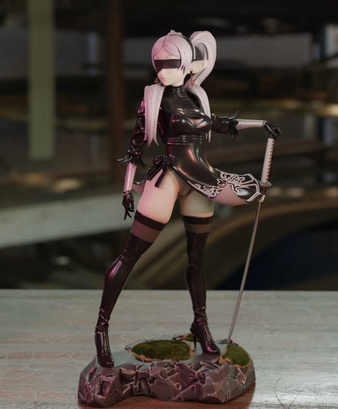 2b elf cosplay
