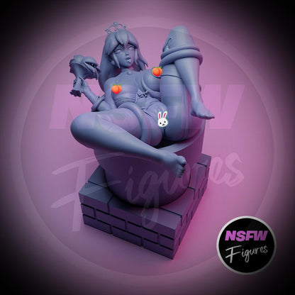 XXL Princess Peach pipe diorama - NSFW FIGURES